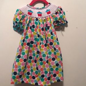 Always Kids Cupcake Smocked Dress